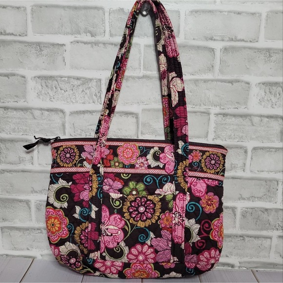 Vera Bradley Handbags - Vera Bradley Mod Floral Pink Tote Bag